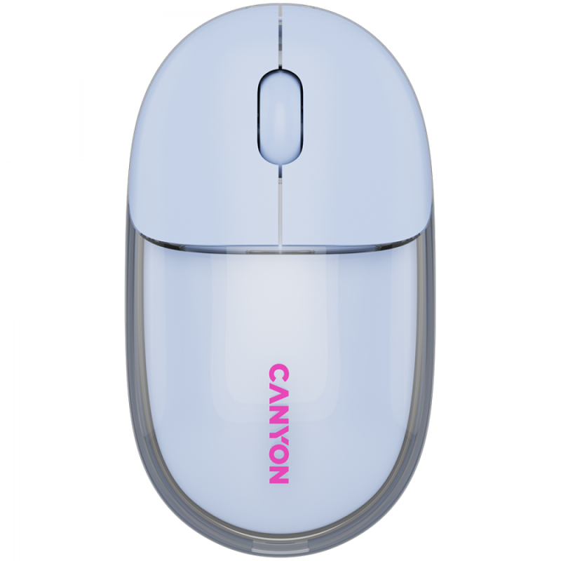 CANYON mouse OnClick 24 BT/ Wireless Transparent/Blue