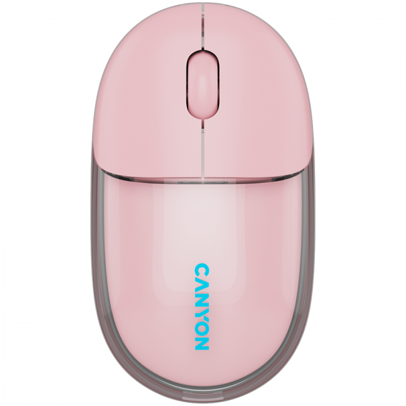 CANYON mouse OnClick 24 BT/ Wireless Transparent/Pink
