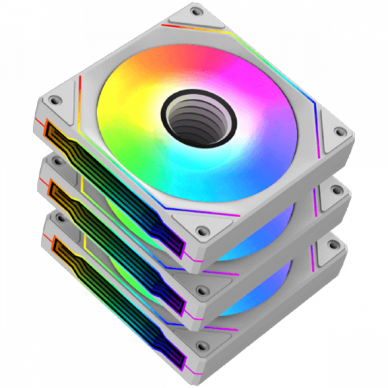 Infinity G20A Arctic (3PCS G20A Fans, ARGB MB SYBC Control Box & Remote Controller, Color Box)