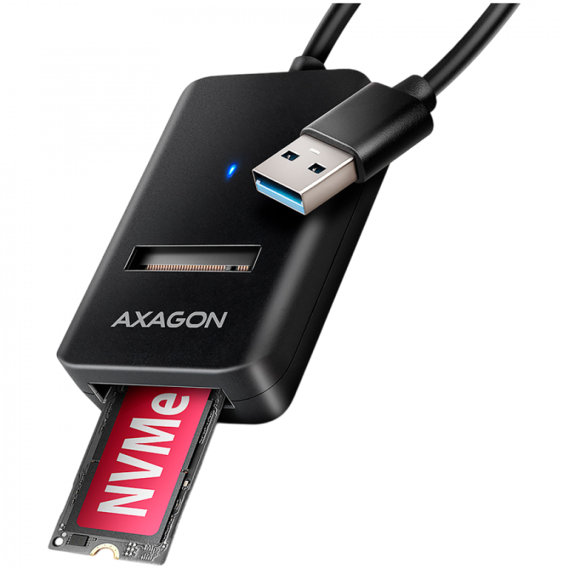 AXAGON ADM2-AM USB-A 3.2 Gen2 - 1x NVMe/SATA SDD Adapter