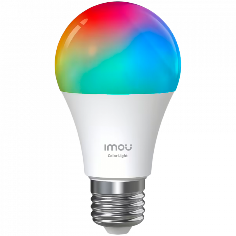 Smart multicolor LED bulb, E27, 9W, Correlated Color Temperature 2700-6500K, 16 million colors, 2.4G Wi-Fi /BLE.