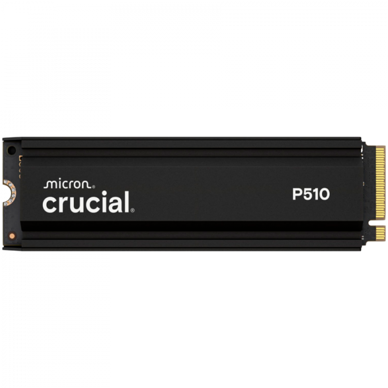 CRUCIAL P510 2000GB [2TB] NVMe PCIe Gen.5 M.2 2280 Heatsink