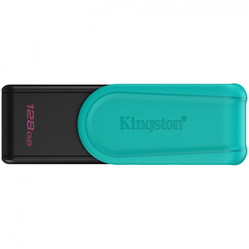 Kingston  128GB Portable USB 3.2 Gen 1 DataTraveler Exodia S (Black/Turquoise)