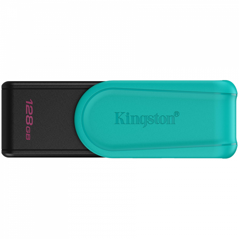 Kingston  128GB Portable USB 3.2 Gen 1 DataTraveler Exodia S (Black/Turquoise)