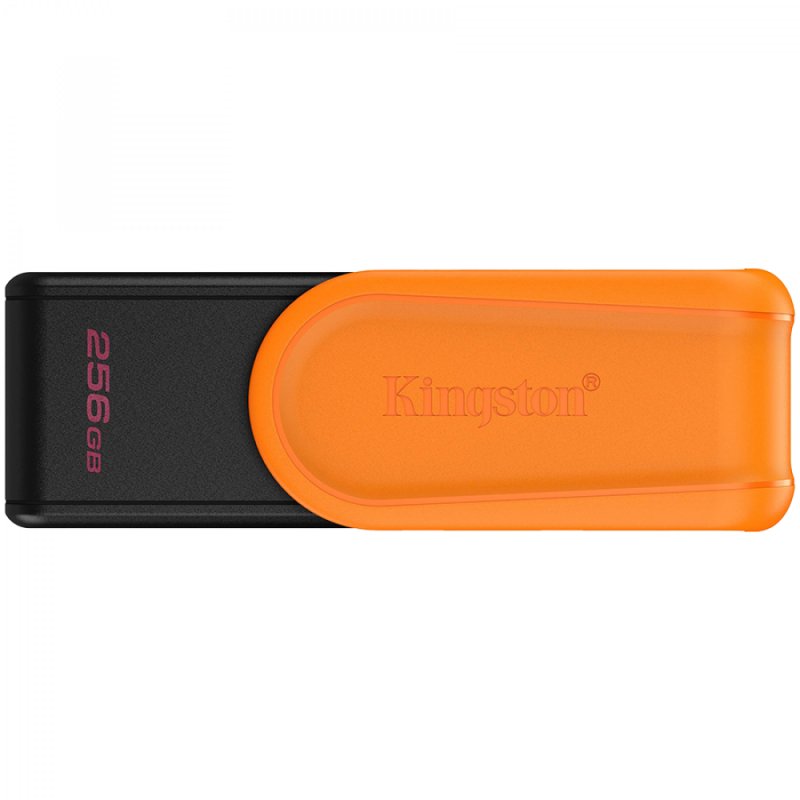 Kingston  256GB Portable USB 3.2 Gen 1 DataTraveler Exodia S (Black/Orange)