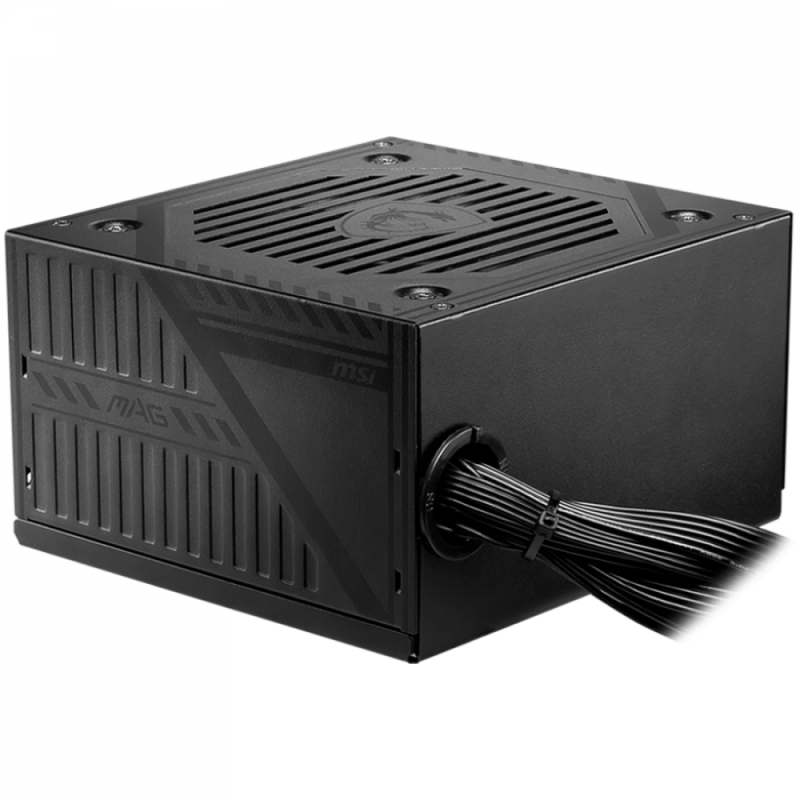 MSI MAG A550BNL, 550W, 80 PLUS Bronze, 120mm Low Noise Fan, Protections: OCP/OVP/OPP/SCP, Dimensions: 150mmx140mmx86mm, 5Y Warranty