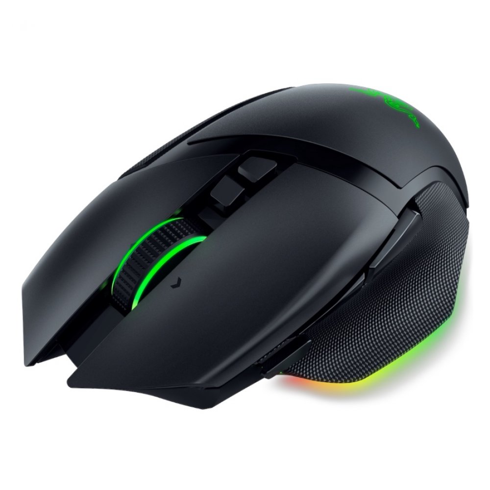 Razer Basilisk V3 Pro - Ergonomic Wireless Gaming Mouse, Razer HyperSpeed Wireless, Bluetooth, Speedflex Cable USB Type C, Razer Chroma RGB, Focus Pro 30K Optical Sensor, 30000DPI, Optical Mouse Switches Gen-3, 4-way Razer HyperScroll tilt wheel