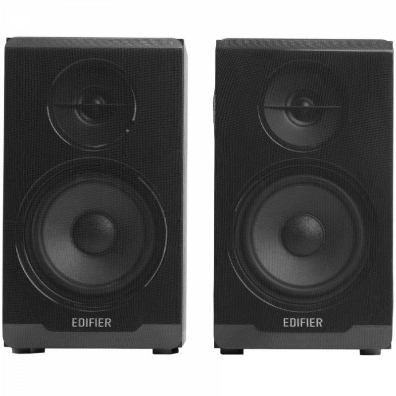 Edifier R33BT 2.0 Bookshelf Speakers, BT V5.0, AUX, 0.5-inch Tweeters, 3.5-inch Drivers, 10W (RMS), Control Buttons, Black