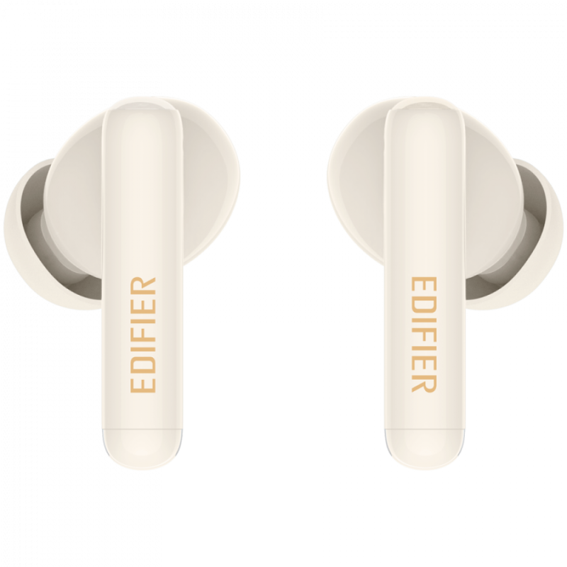 Edifier X5 Pro TWS Earbuds, BT V5.3, ANC, Touch controls, Up to 31H Battery, USB-C, IP55, Ivory
