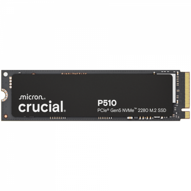 Crucial P510 1TB PCIe Gen5 NVMe 2280 M.2 SSD