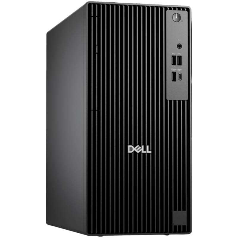 Dell Pro Tower (QCT1250), Intel Core Ultra 5 235 vPro(14C, 13 TOPS NPU, up to 5.0GHz), 8GB (1x8GB) DDR5, 512GB M.2 SSD, Integrated Intel Graphics, 8xDVD+/-RW, BG KBD, Mouse, Ubuntu, 3Y ProSupport