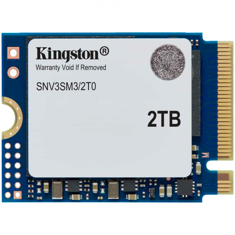 Kingston 2TB NV3 SSD M.2 2230 PCIe 4.0 NVMe, Read: 6,000/ Write: 5,000MB/s