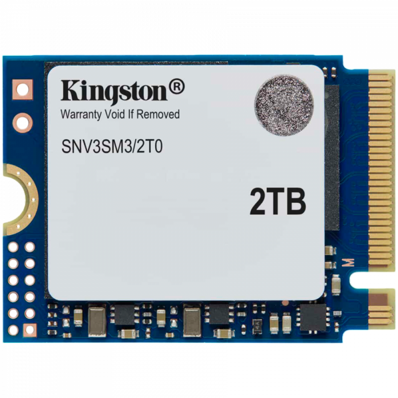 Kingston 2TB NV3 SSD M.2 2230 PCIe 4.0 NVMe, Read: 6,000/ Write: 5,000MB/s