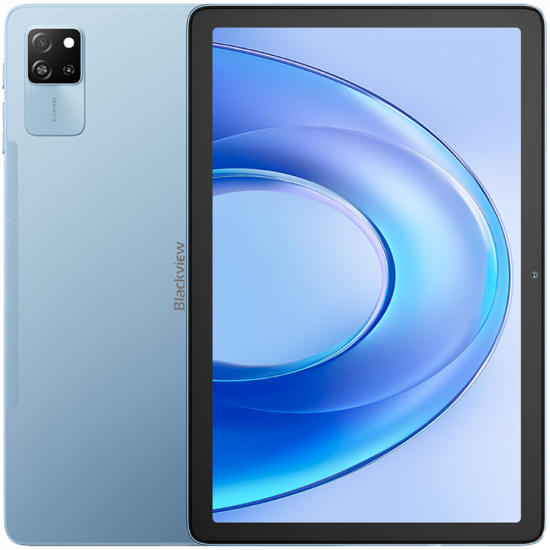 Blackview Tab 60 Pro LTE 4GB/128GB, 10.1-inch HD+ 800x1280 IPS LCD, Octa-core T606 1.6GHz, 5MP Front/8MP Back Camera, Battery 7000mAh, NO Charging USB Type-C, Android 14, SD card slot, Blue