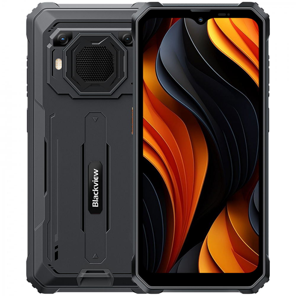 Blackview BV6200 Plus LTE 6.56" HD+IPS 720x1612 90Hz 8+256GB Unisoc T606 Octa-core 1.6GHz CAM Front 13MP Rear 16+2MP IP68/IP69K/MIL-STD-810H NFC Fingerprint 11000mAh NO Charger Android 14 Black