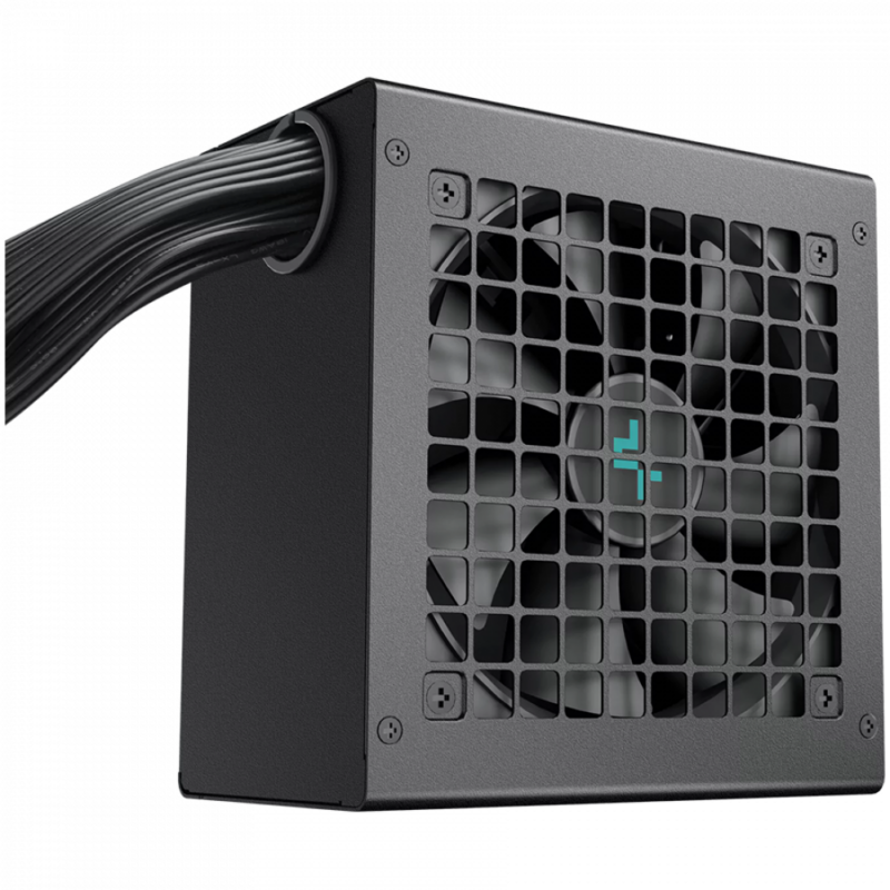 DeepCool PN750-D, 750W, 80 Plus GOLD, ATX12V V3.1, Sleeved Black Cables, 16P 450W Cable, Hydro Bearing, 120mm Fan, 150x140x86mm (W x L x H), OPP/OVP/SCP/OTP/OCP/UVP/SIP/NLO, 10Y, R-PN750D-FC0B-JGEU-V2