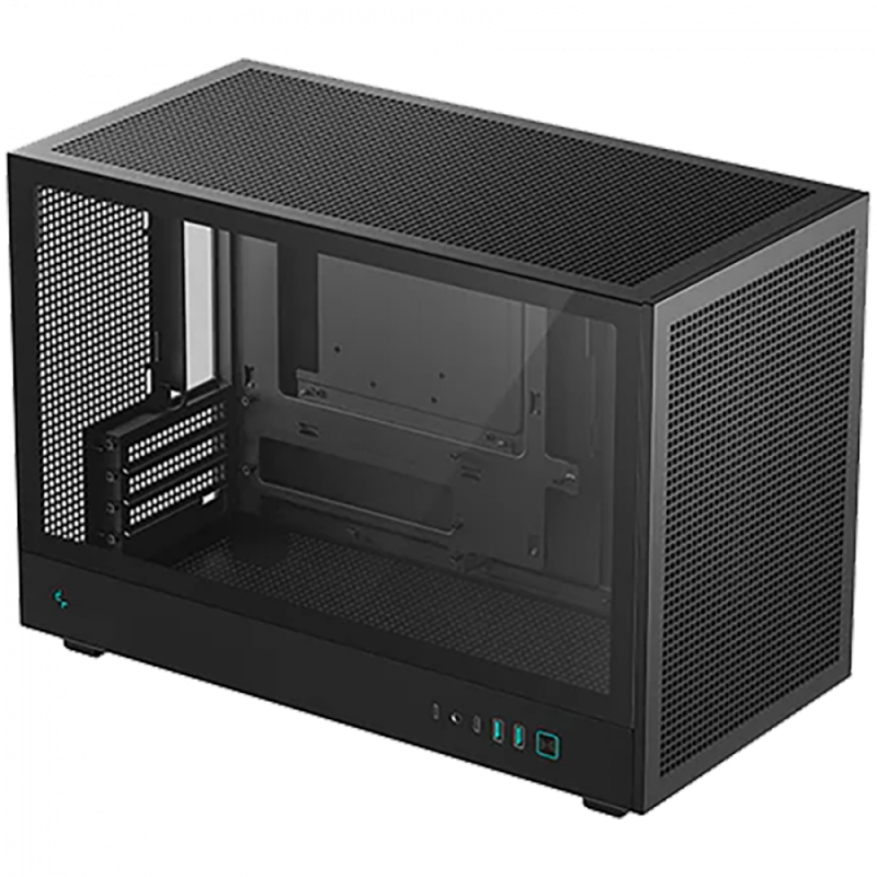 DeepCool CH260, Mini Tower, Mini-ITX, 2xUSB3.0, 1xType-C Gen 2, 1xAudio, Mesh Panel, Black, 2Y, R-CH260-BKNGM0-G-1