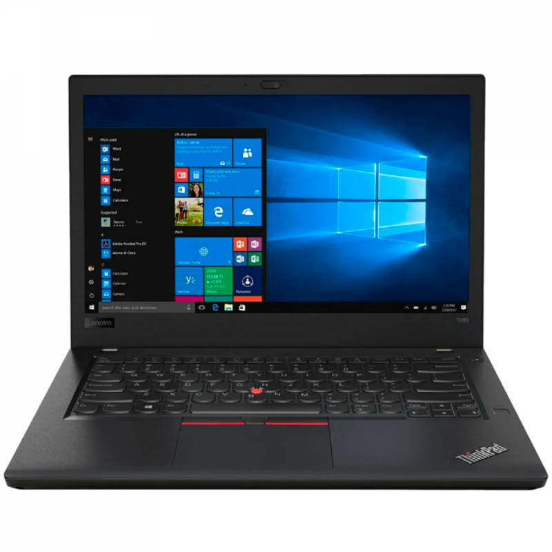 LENOVO THINKPAD T480  I5-8350U CPU 1.70GHZ  14" (1920 x 1080) 16 GB 256 GB  NVMe SSD  Windows 11 Pro US KBD 1Y 1m battery