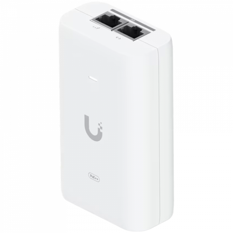 Ubiquiti UniFi UACC-PoE++-10G 10G PoE++ Adapter (60W), can power UniFi PoE++ devices, reduce dependency on PoE switch power, and provide a Multi-Gigabit LAN connection.