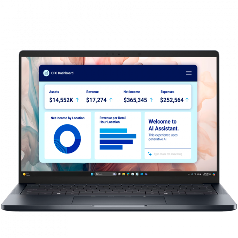 Dell Pro 16 Pro Plus (PB16250), Intel Core Ultra 7 255U (12C, 12 TOPS NPU, up to 5.2GHz), 16.0"FHD+(1920x1200) Non-Touch AG, 16GB (1x16GB) DDR5, 512GB SSD, Integrated Graphics, WiFi+BT, IR Cam+Mic, BG Backlit KBD, FPR, Win11Pro, 3Y ProSupport