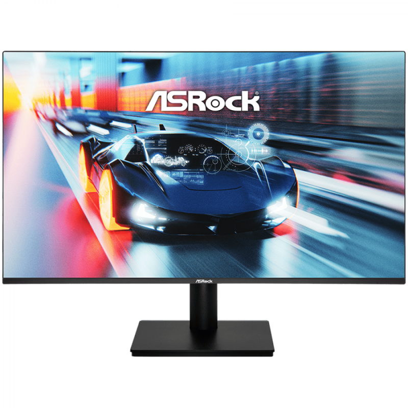 Asrock CL27FFA Gaming Monitor, 27" FHD (1920x1080) IPS, Anti-Glare, 120 Hz, 16:9, 1500:1, 300 nits, Wide 178-Degree Viewing Angles, 1ms (MPRT), Flicker-free, Tiltt Adjustment, VESA, 1x HDMI 1.4, 1x VGA, 3Y