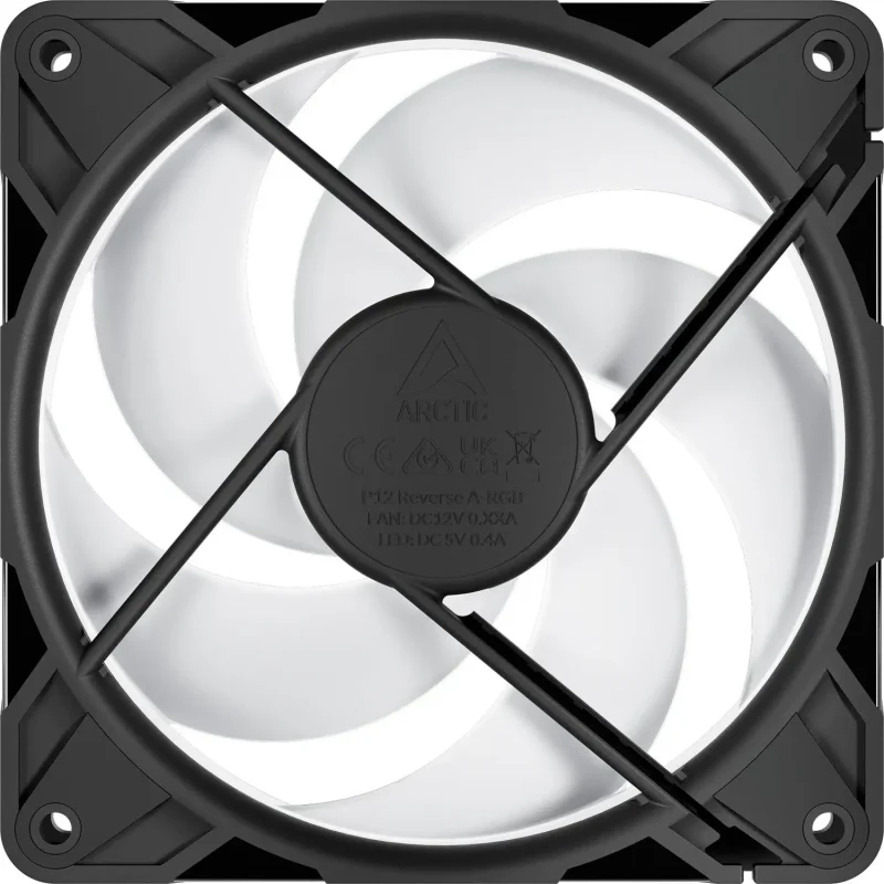 Комплект вентилатори 3-pack ARCTIC P12 Reverse Pro A-RGB 120mm PWM - 120x120x25 ACFAN00333A - Image 4