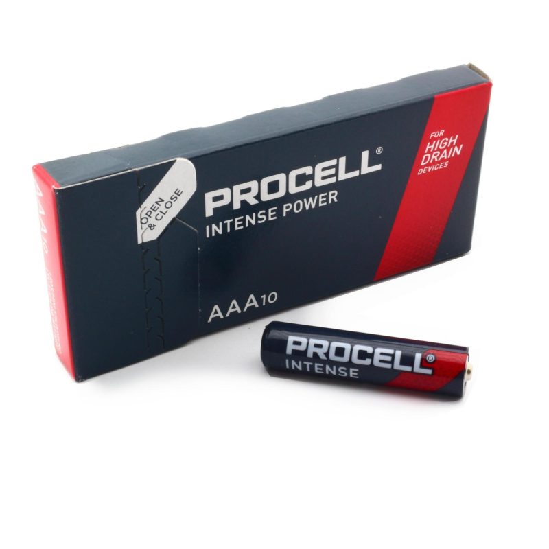 Алкална батерия LR03 1,5V AAA  10pk опаковка INTENSE MX2400  PROCELL