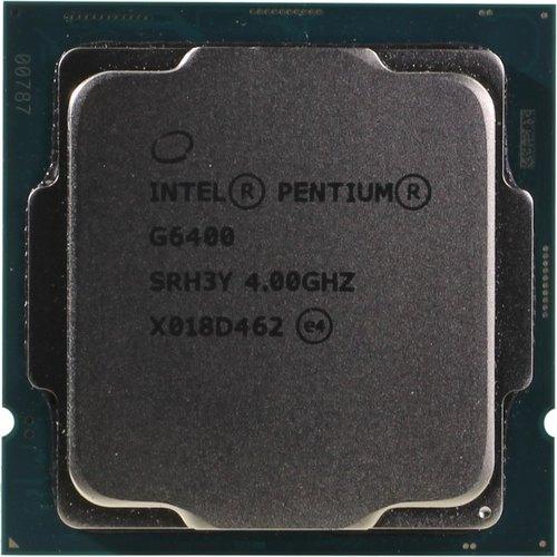 Процесор Intel Pentium G6400, 4.0 GHz, 4M Cache, 58W,  FCLGA1200,  Intel UHD Graphics 610, Comet Lake, TRAY