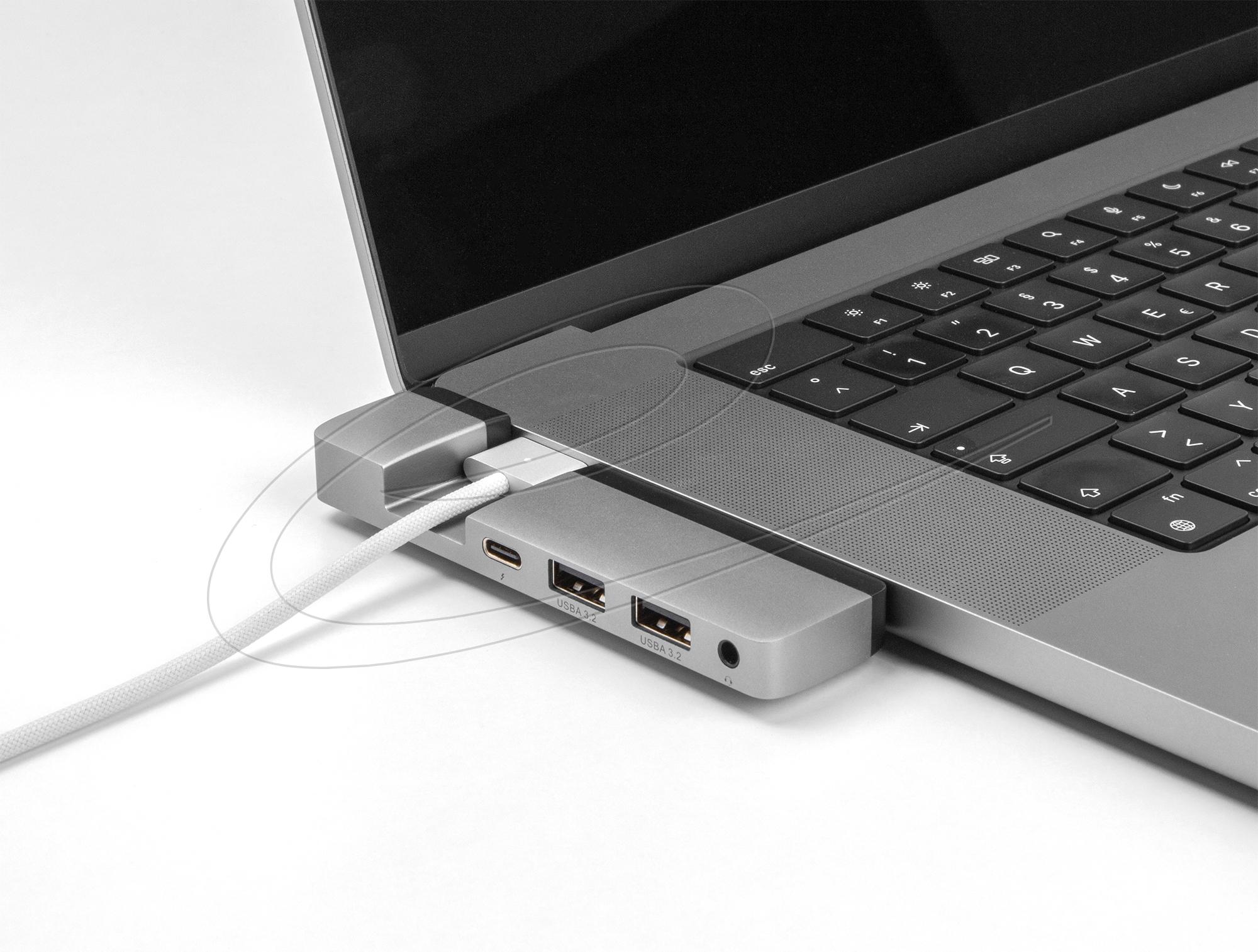 Докинг станция Delock for MacBook Pro / MacBook Air Thunderbolt™ 4, 5K Резолюция / 100 W PD / 10 Gbps Hub / LAN / Audio - Image 2
