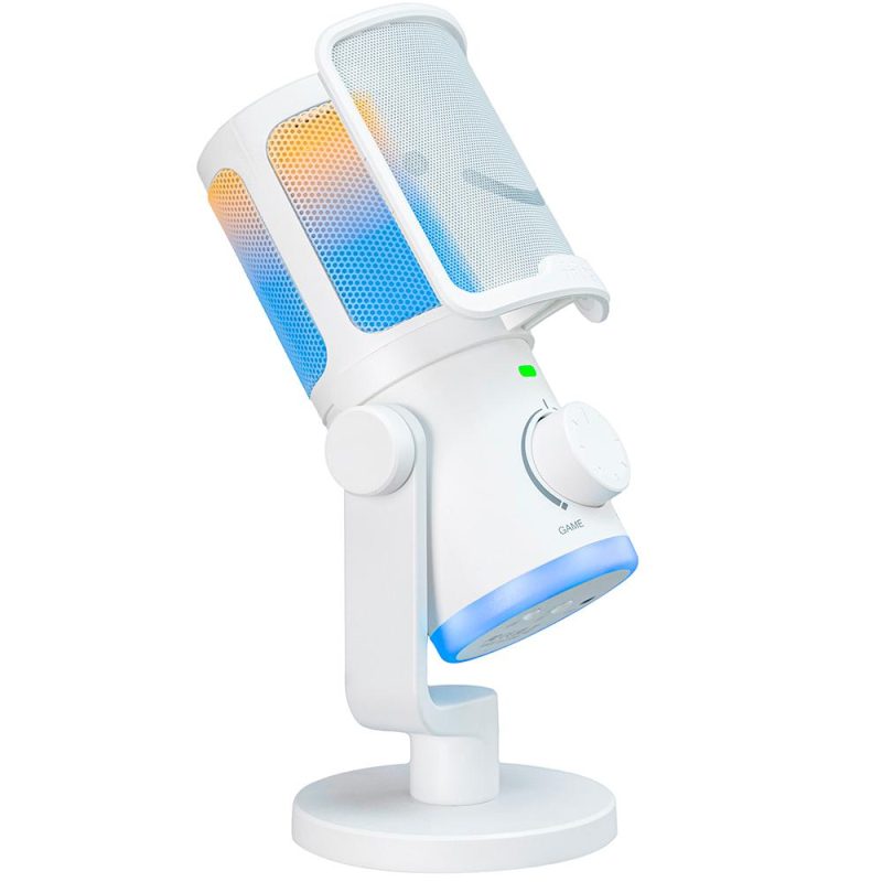 Настолен микрофон FIFINE AM6 RGB - White - Image 2
