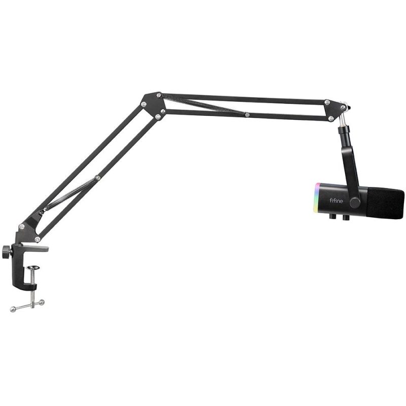 Микрофон със стойка FIFINE AM8T Dynamic RGB - Black - Image 3