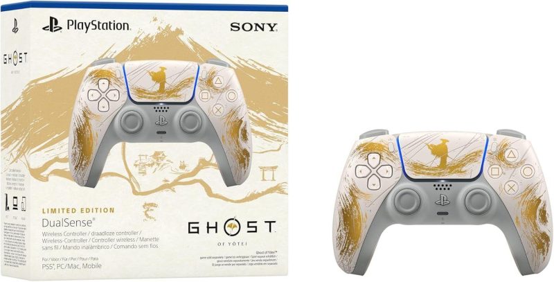 Безжичен контролер Sony DualSense - Ghost of Yotei Gold Limited Edition - Image 6
