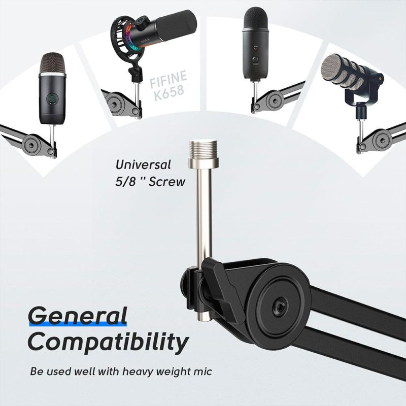Стойка за микрофон FIFINE BM63 Super Steady Boom Arm - Image 4
