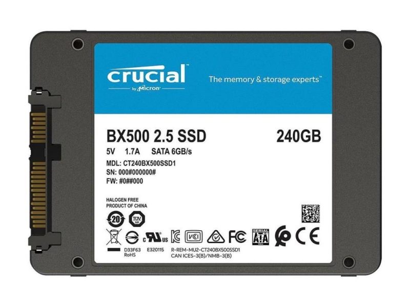SSD Crucial BX500 240GB 3D NAND 2.5 inch - Image 3