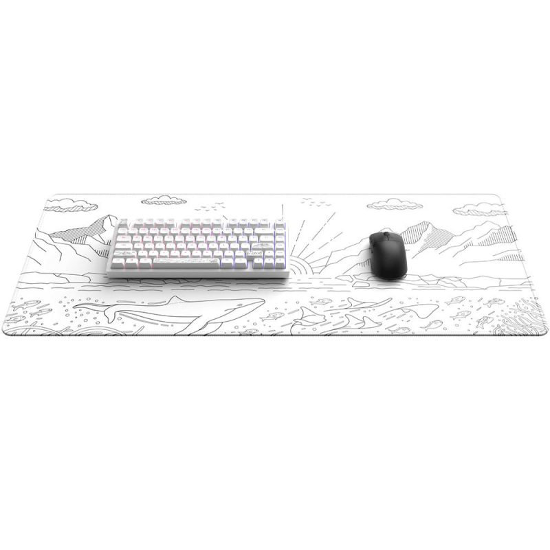 Геймърски пад Dark Project - Nostra White XL - Image 4