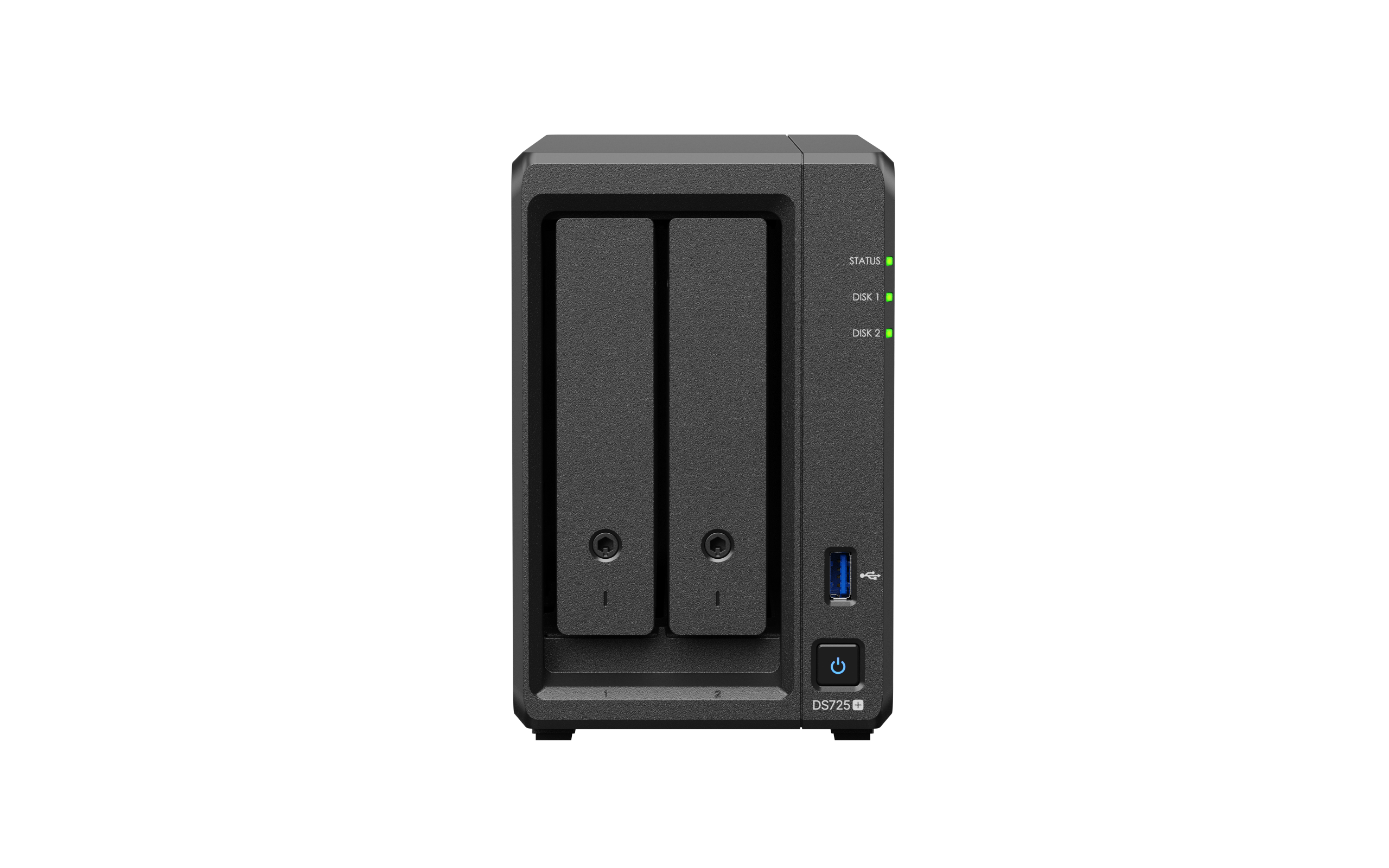 Мрежов сторидж NAS Synology DS725+, за 2 диска 3.5"/2.5", 2 x M.2 NVMe - Image 2