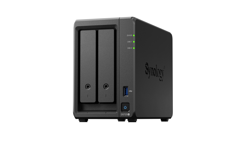 Мрежов сторидж NAS Synology DS725+, за 2 диска 3.5"/2.5", 2 x M.2 NVMe - Image 4