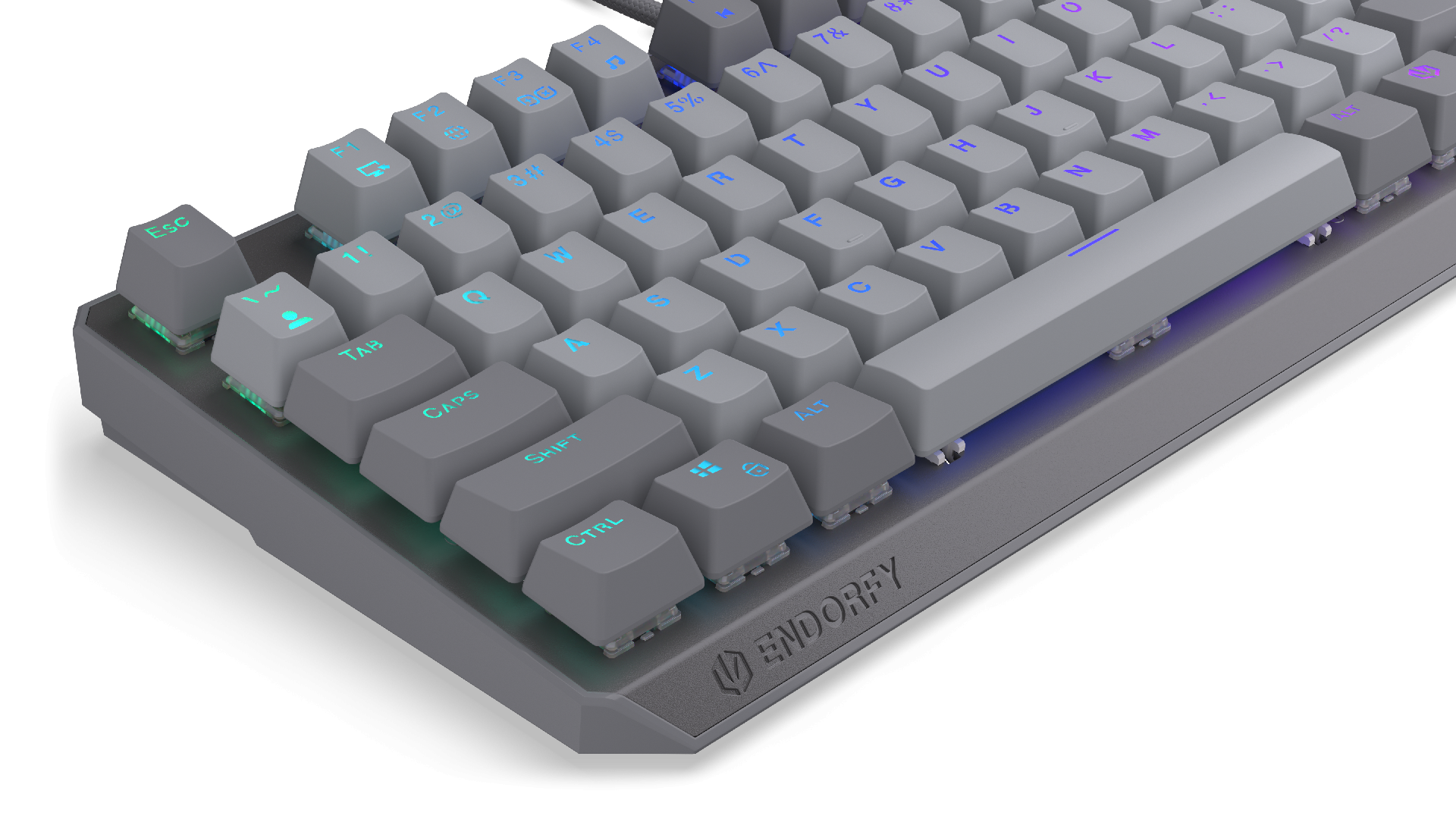 Endorfy механична клавиатура Thock V2 TKL, PBT, Endorfy Red switch, US Layout - Image 9