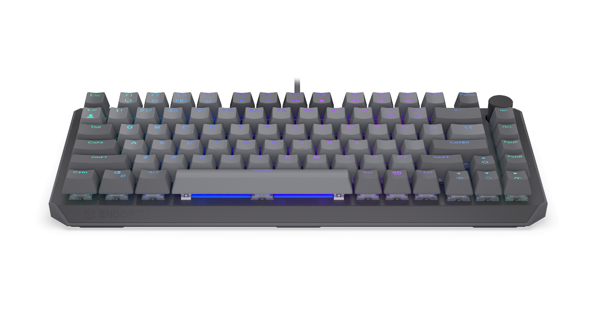 Endorfy механична клавиатура Thock V2 75%, PBT, Endorfy Red switch, US Layout - Image 3