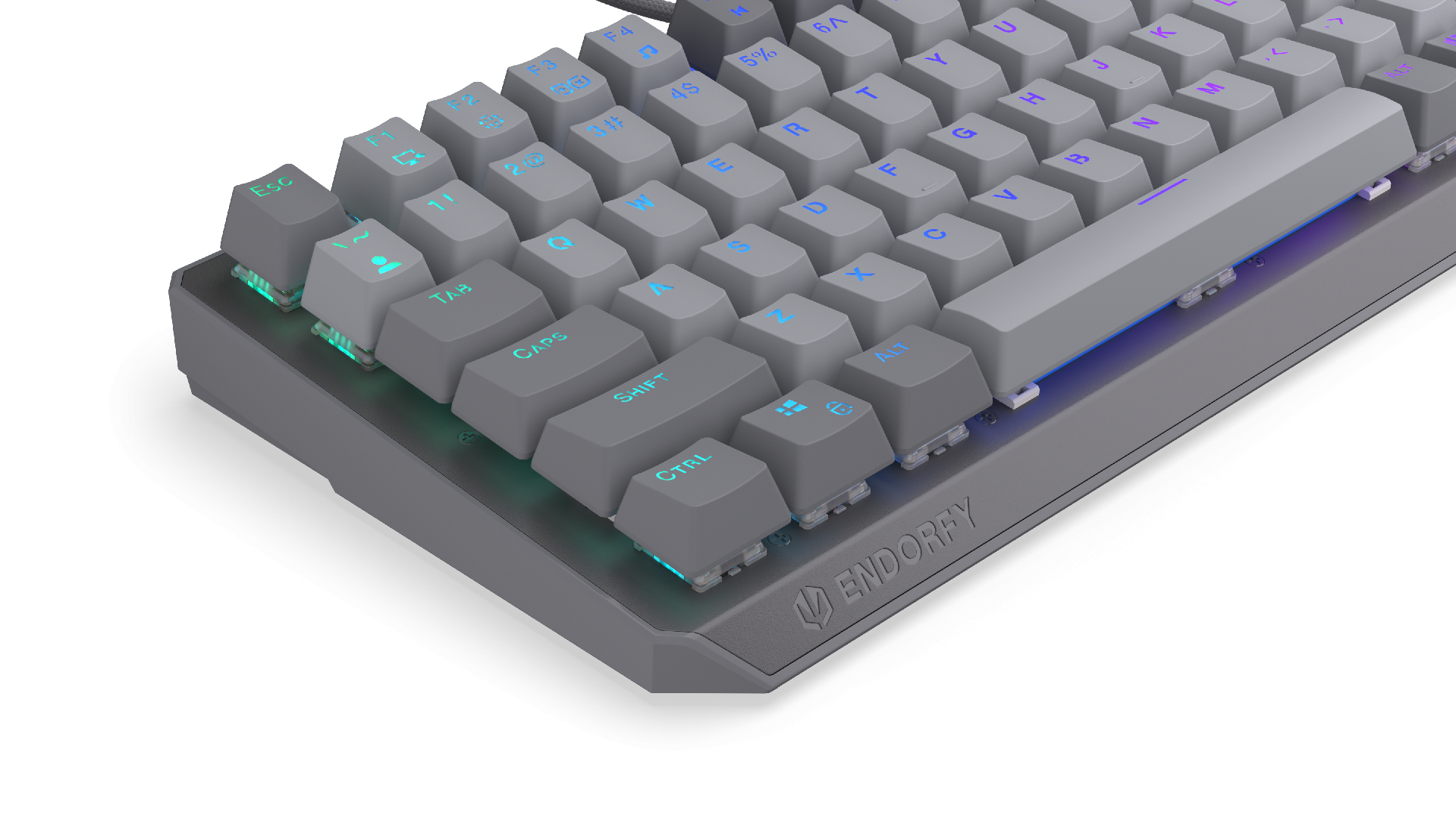 Endorfy механична клавиатура Thock V2 75%, PBT, Endorfy Red switch, US Layout - Image 9