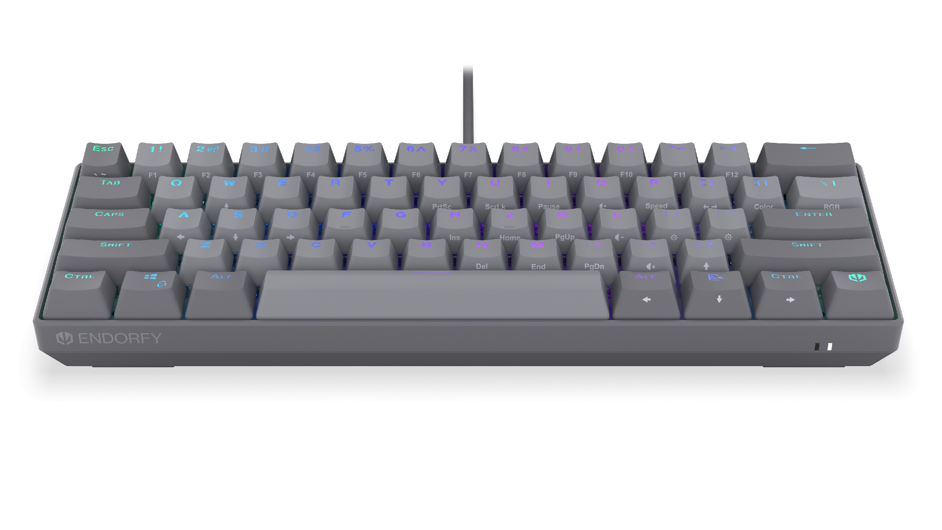 Endorfy механична клавиатура Thock V2 Compact, PBT, Endorfy Red switch, US Layout - Image 3