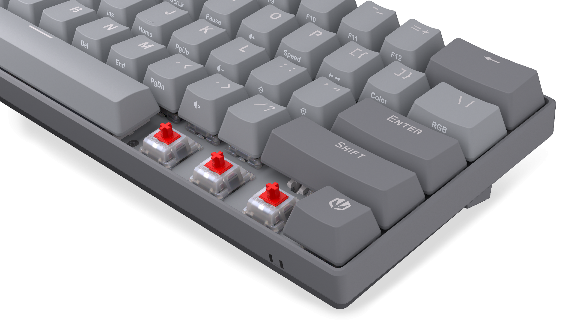 Endorfy механична клавиатура Thock V2 Compact, PBT, Endorfy Red switch, US Layout - Image 8