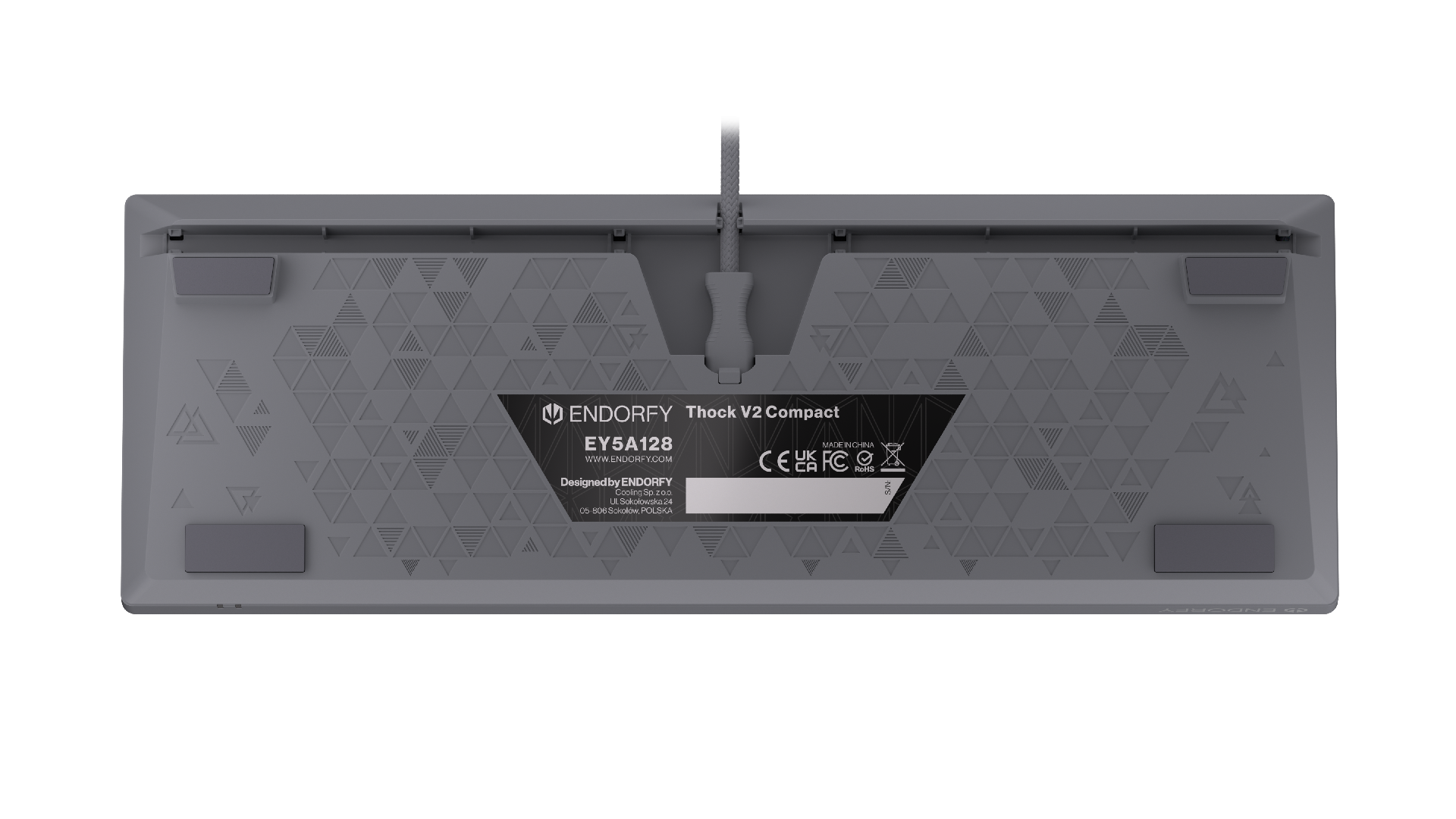 Endorfy механична клавиатура Thock V2 Compact, PBT, Endorfy Red switch, US Layout - Image 11