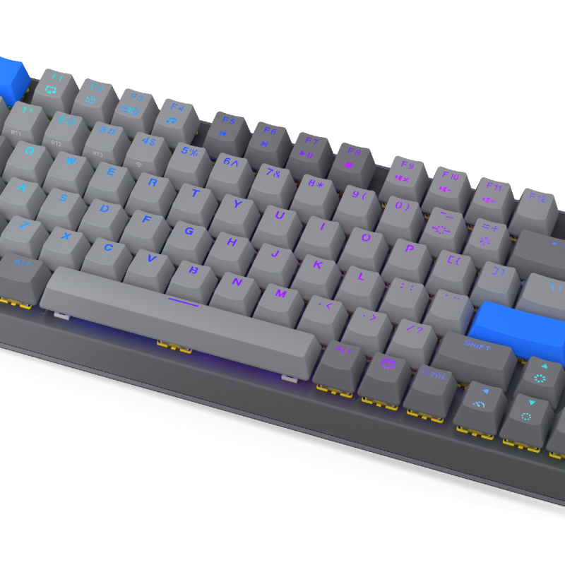 Endorfy механична клавиатура Thock Wireless V2 75%, PBT, Endorfy Yellow switch, US Layout