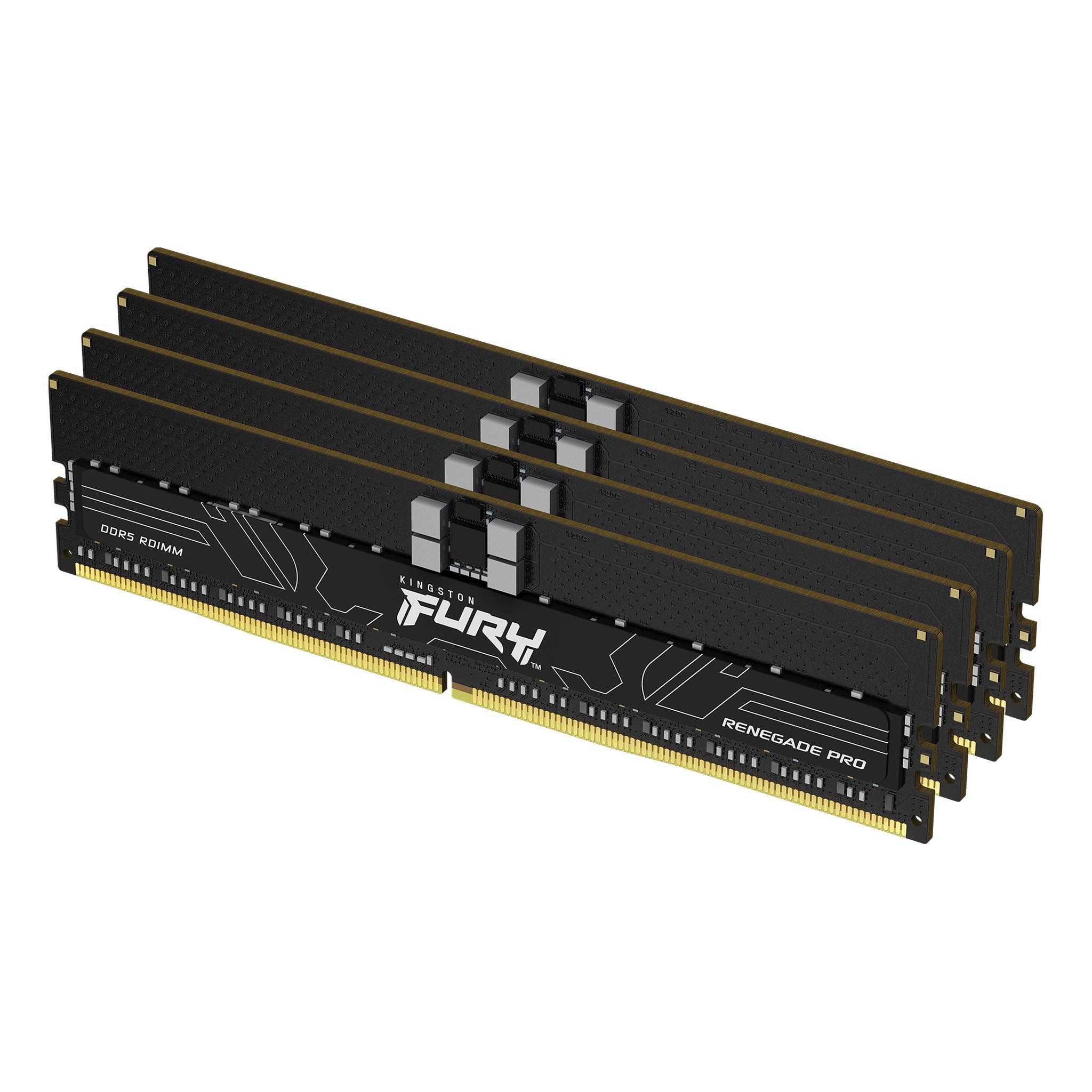 Kingston FURY Renegade Pro 128GB(4x32GB) DDR5 6400MHz CL32 RDIMM - KF564R32RBE2K4-128
