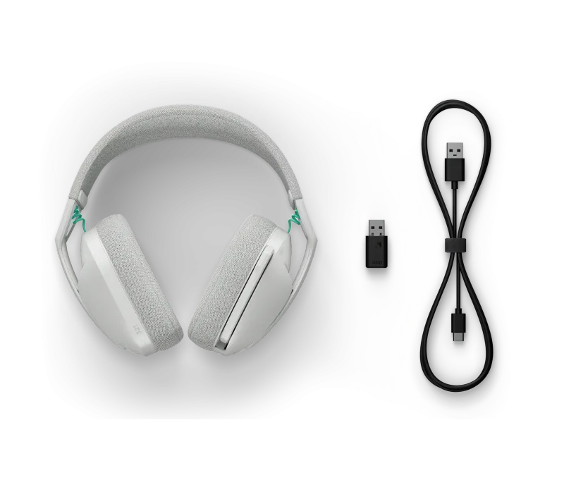 Геймърски безжични слушалки Logitech G321 Lightspeed, Микрофон, Бели - Image 6