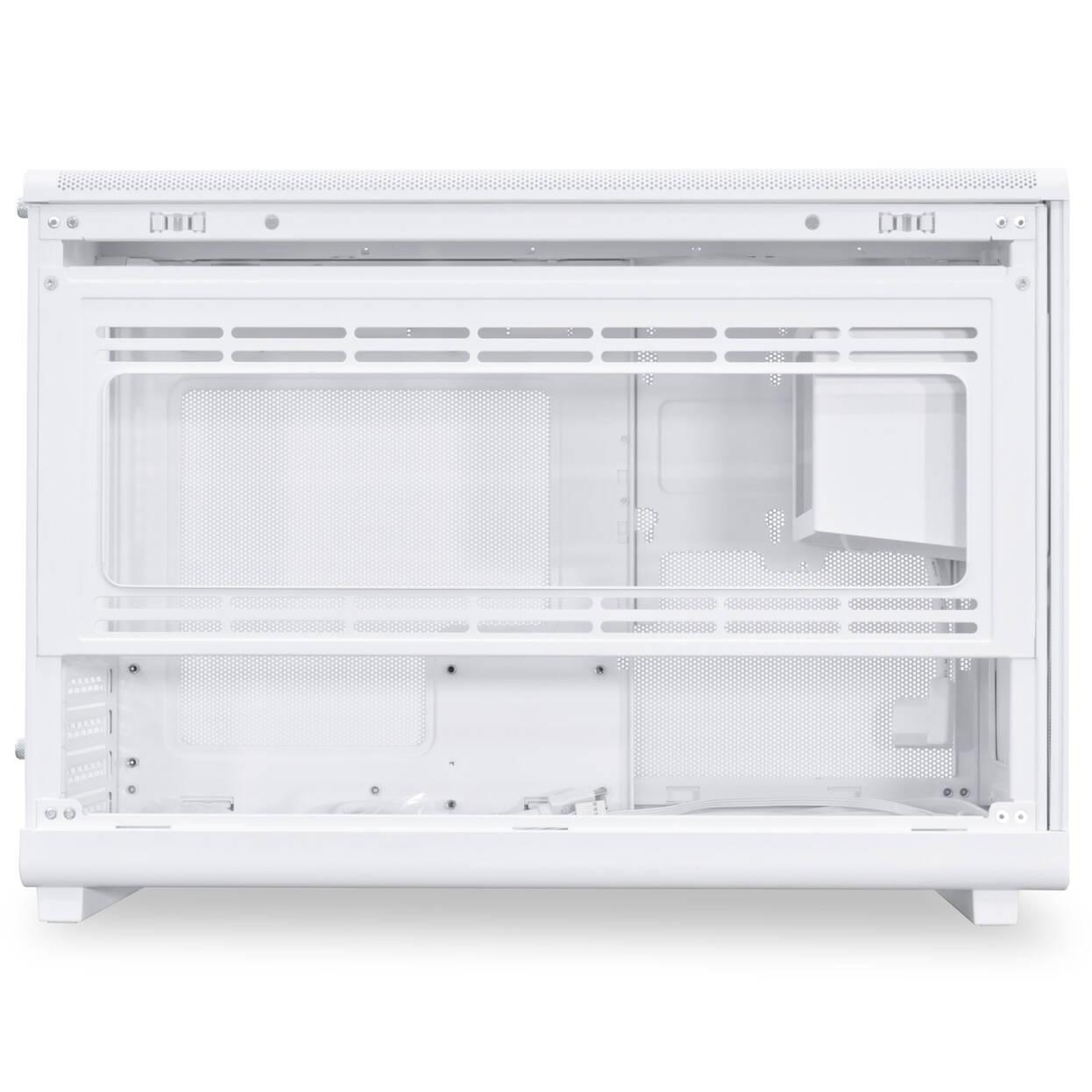 Кутия Lian Li DAN A3-mATX Wood Edition White, Tempered Glass, Micro Tower - Image 4