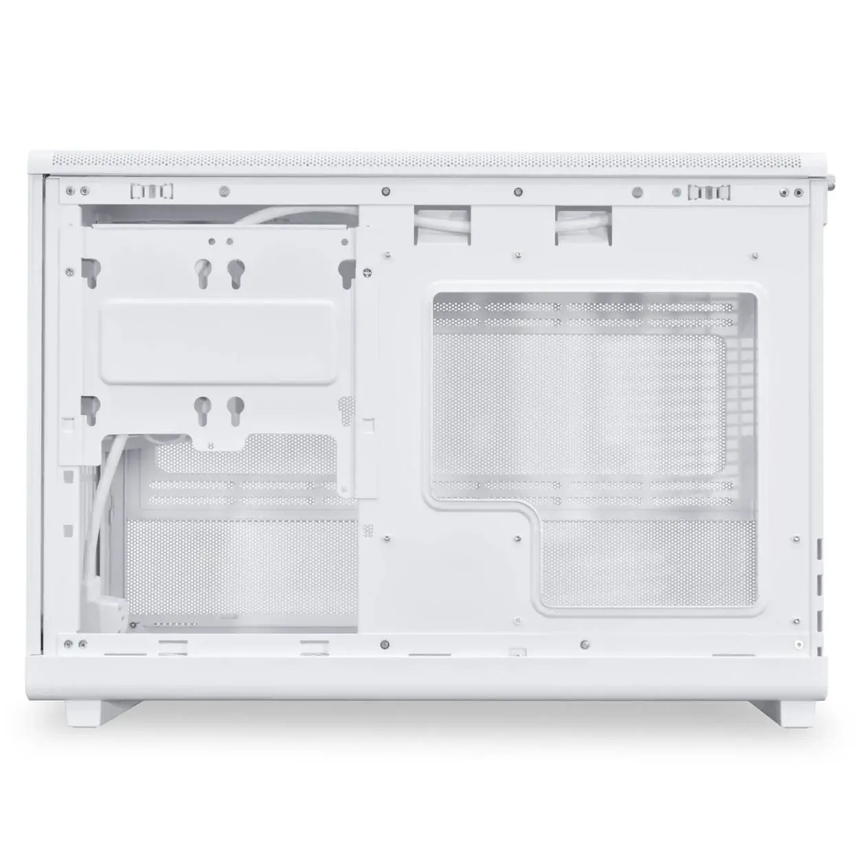 Кутия Lian Li DAN A3-mATX Wood Edition White, Tempered Glass, Micro Tower - Image 5