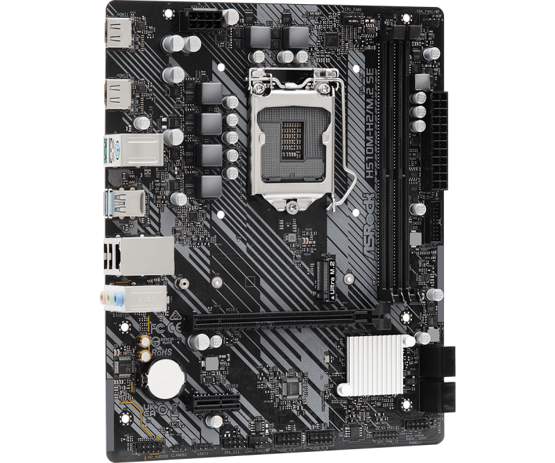 Дънна платка ASRock H510M-H2/M.2 SE, LGA1200, DDR4, mATX - Image 2