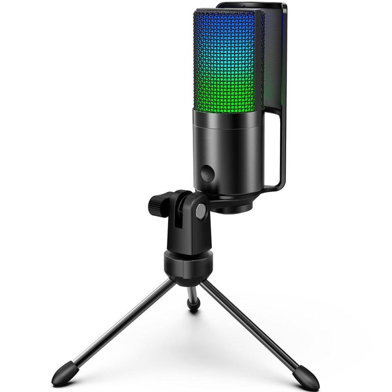 Настолен микрофон FIFINE K669 PRO2 RGB - Black - Image 3